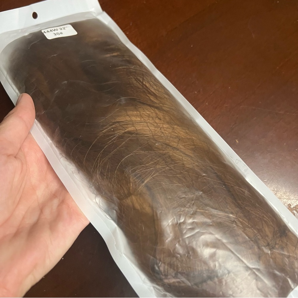 NWT Hair Extensions Synthetic Natural Auburn 30# 444W 22” Copper Undertone - Picture 4 of 11